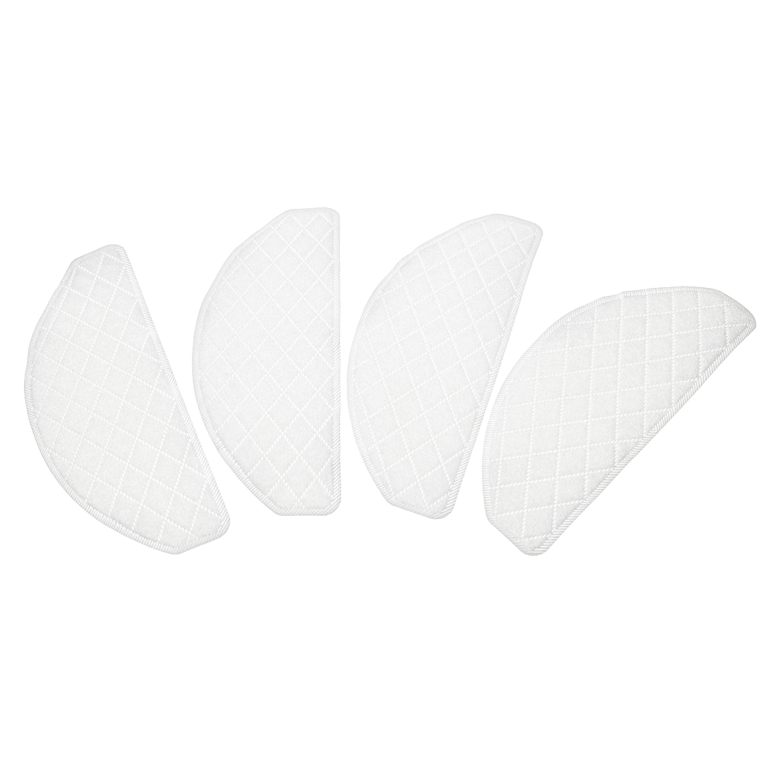 Conjunto de Panos de Limpeza vhbw (4 Peças) para Ecovacs Deebot Ozmo T8 Aiv - Fleece
