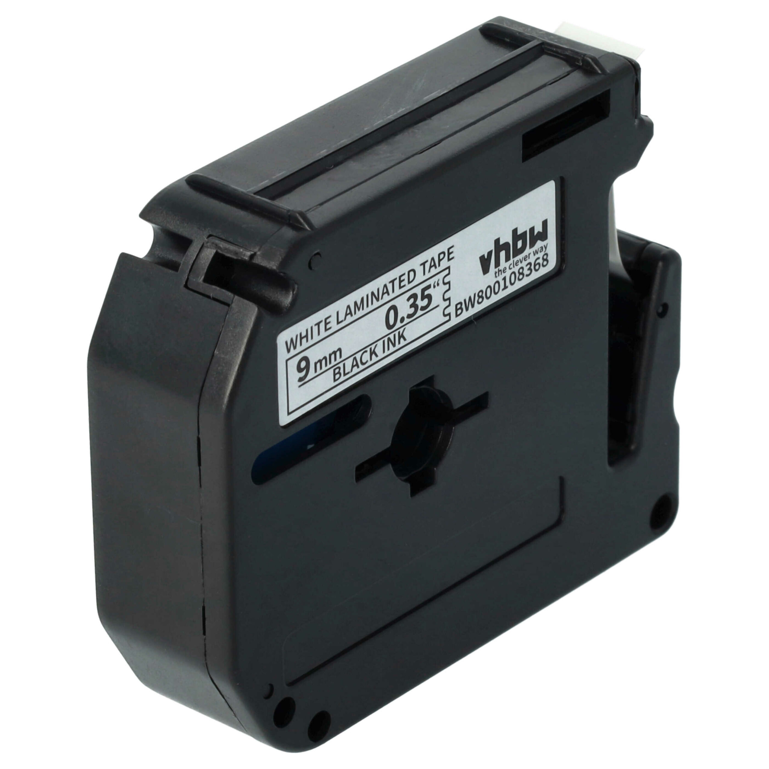 5x Fita de Etiquetas vhbw substitui Brother M-K221 - 9 mm Preto sobre Branco - Image 3