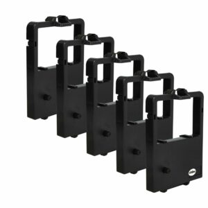 5x Fita de Tinta vhbw para NEC P2, P20, P3200, Pinwriter - Preto