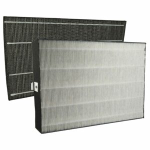 Conjunto de 2 Filtros vhbw para Purificador de Ar Sharp FZ-A61DFR / FZ-A61HFR - Filtro HEPA e Carvão Ativado