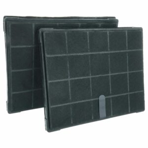 2x Filtro de Carvão Ativado vhbw para Exaustor Whirlpool 481248048198, AFFCAF16