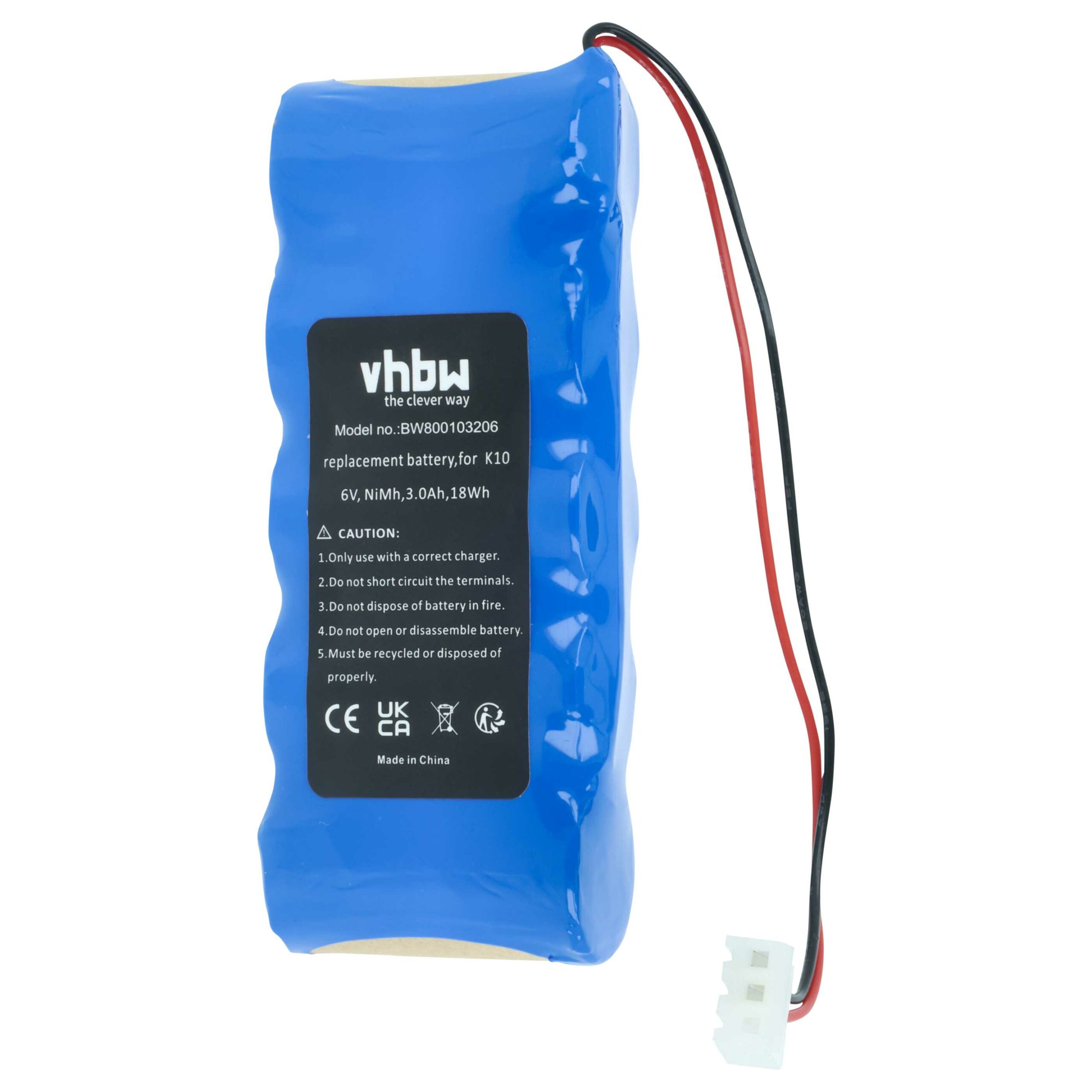 Baterias vhbw para Automatismo de Portões Bosch Rollfix (3x, 6 V, 3 Ah, NiMH) - Image 3