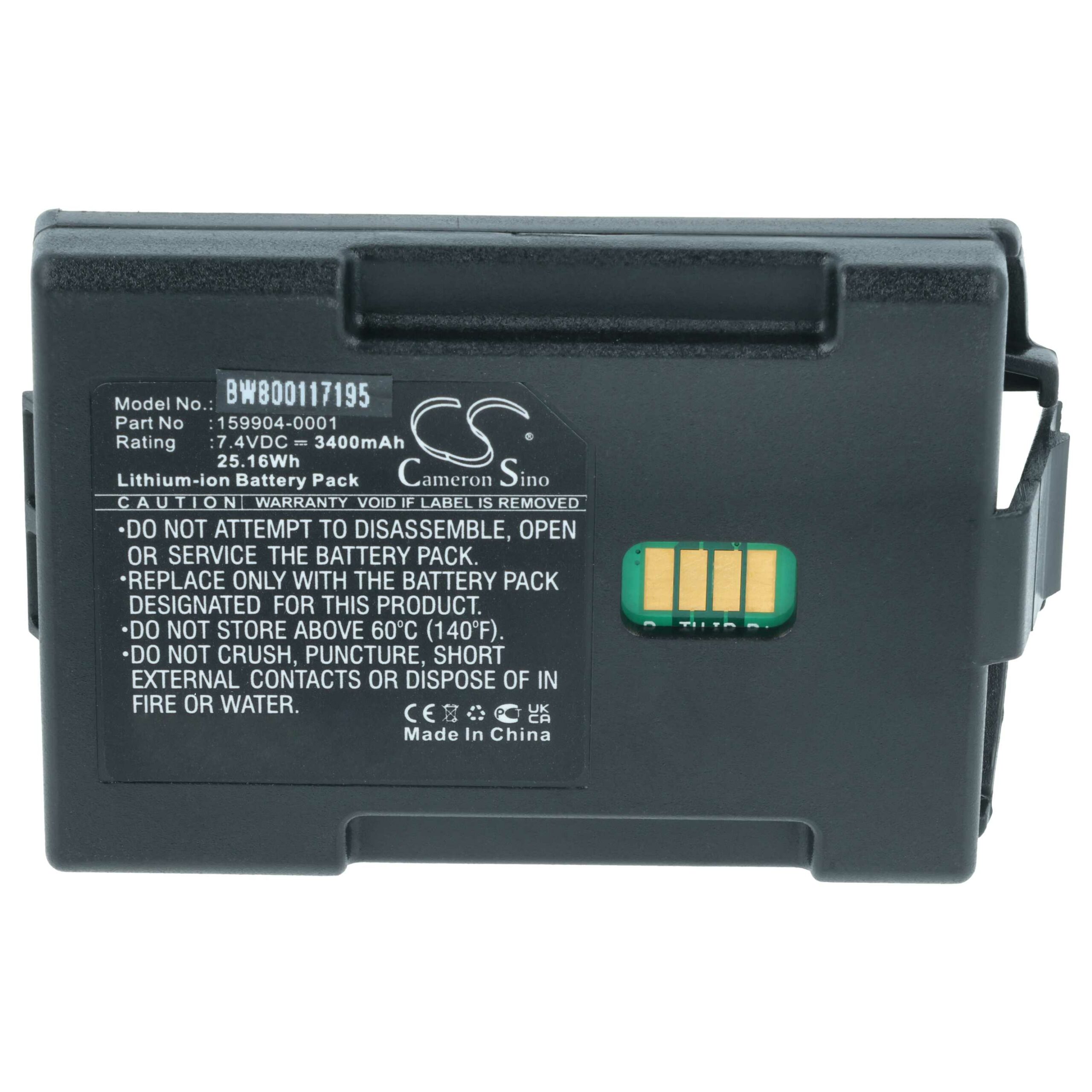 Bateria vhbw para Lxe Barcode Scanner (3400 mAh, 7.4 V) - Image 3