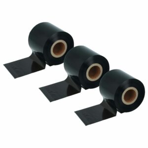 3x Fitas de Transferência Térmica vhbw - Cera-Resina, 60 mm x 300 m, para Godex, TSC, Zebra e Outras