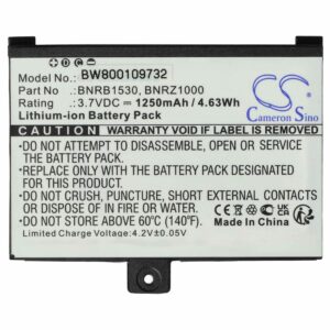 Bateria vhbw para E-Book Reader Barnes & Noble / Pocketbook (1250 mAh, 3.7 V, Li-Ion)
