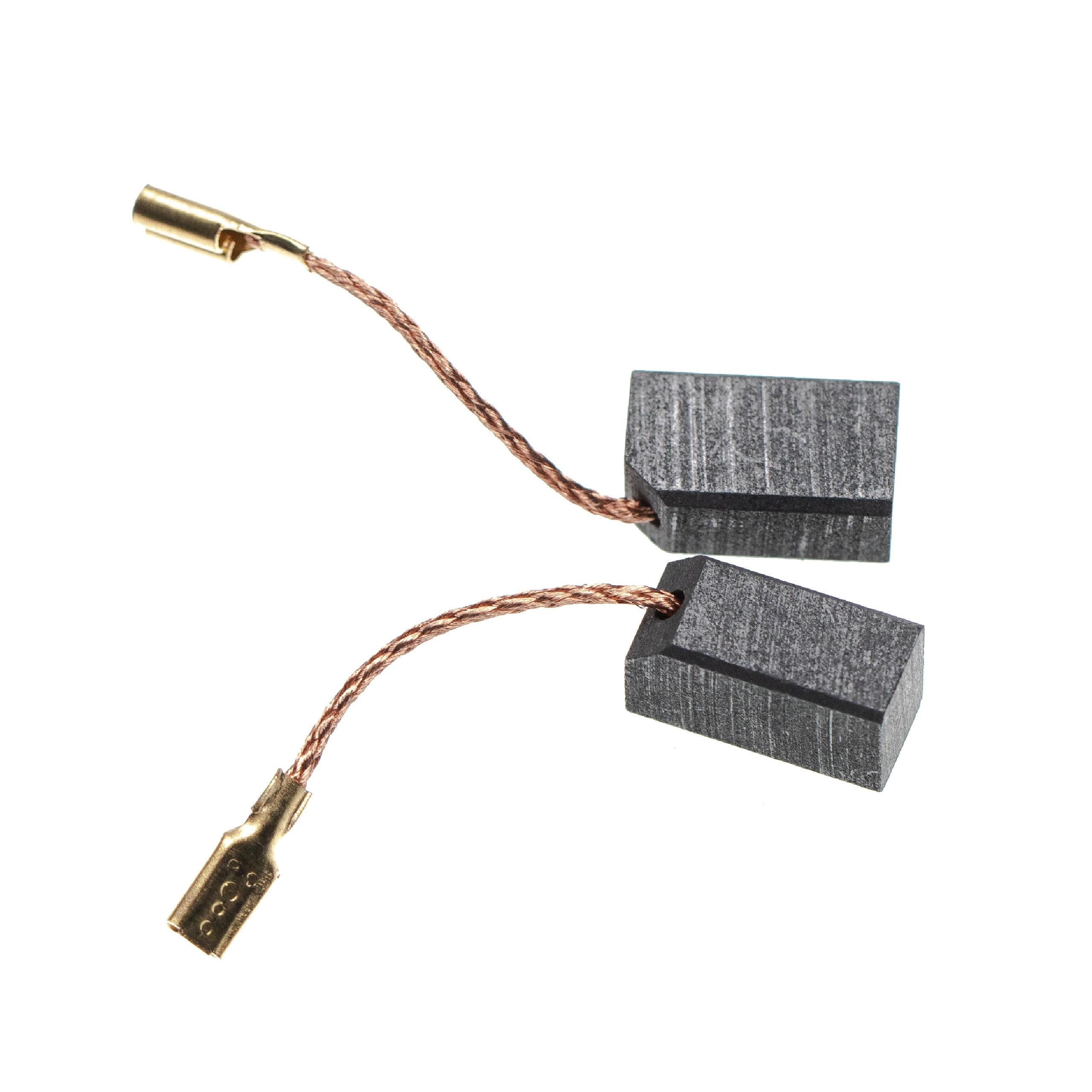 2x Escovas de Carvão vhbw para Ferramenta Elétrica Dewalt 939539-00 - 13.8 x 6.2 x 8 mm
