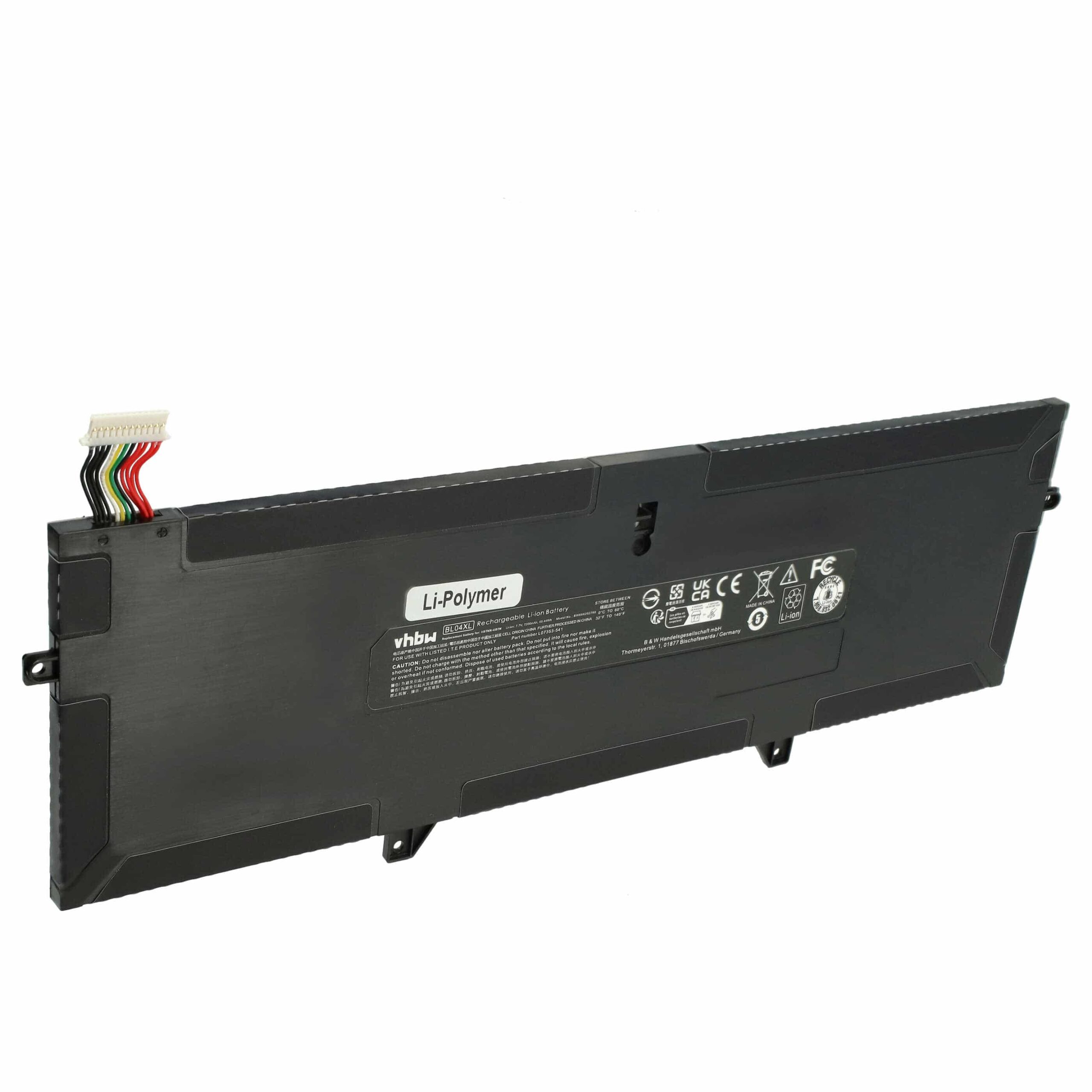 Bateria para Portátil vhbw para HP EliteBook x360 1040 G5 7200 mAh 7.7 V - Image 3