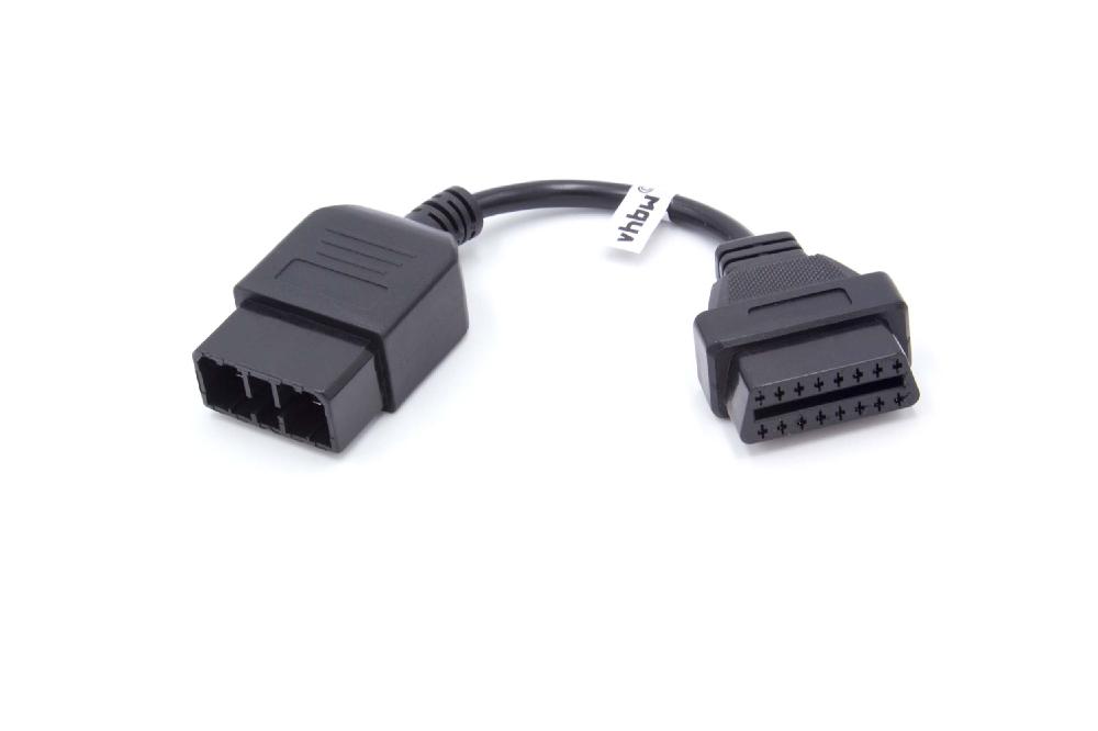 Adaptador OBD2 vhbw 9 Pinos OBD1 para OBD2 para Automóveis Subaru