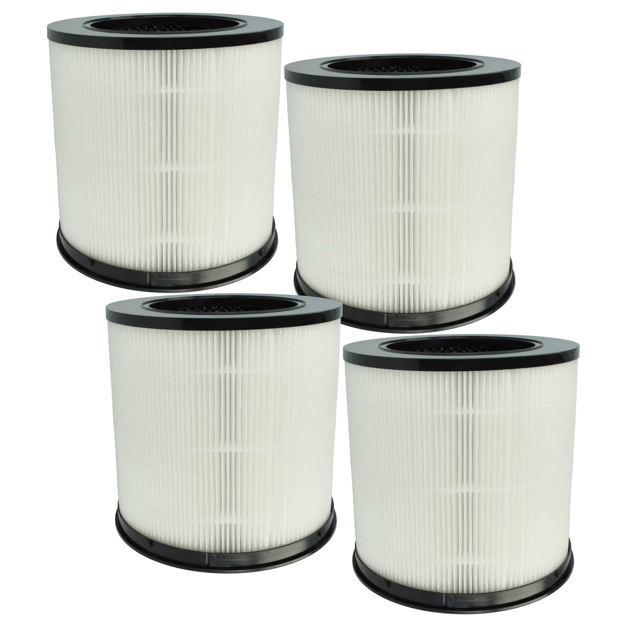 4x Filtros de Substituição vhbw para Xiaomi Smart Air Purifier 4 Compact - Pré-filtro + EPA + Carvão Ativado
