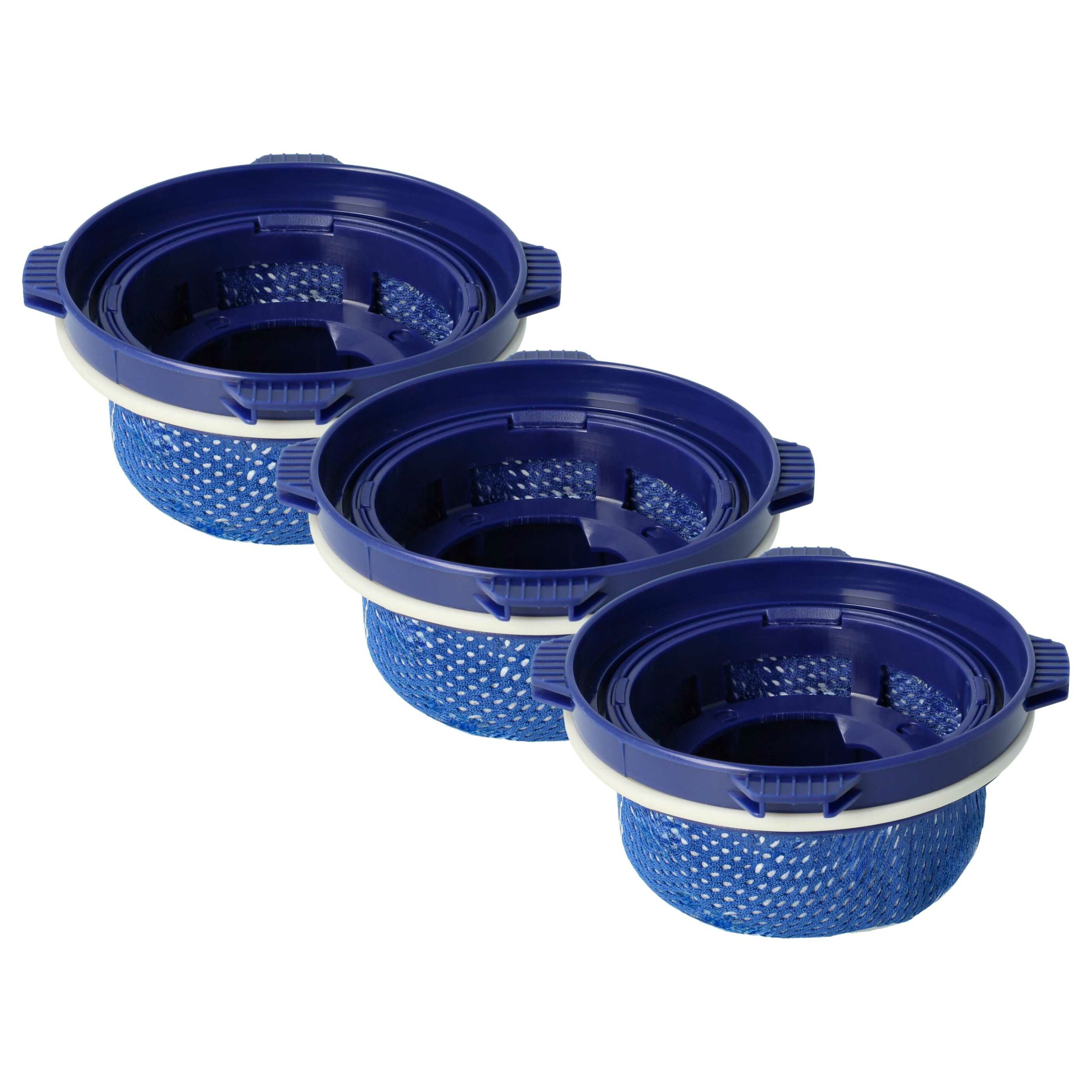 3x Filtro de exaustão HEPA E12 vhbw para aspirador Samsung Jet 60, 70, 75