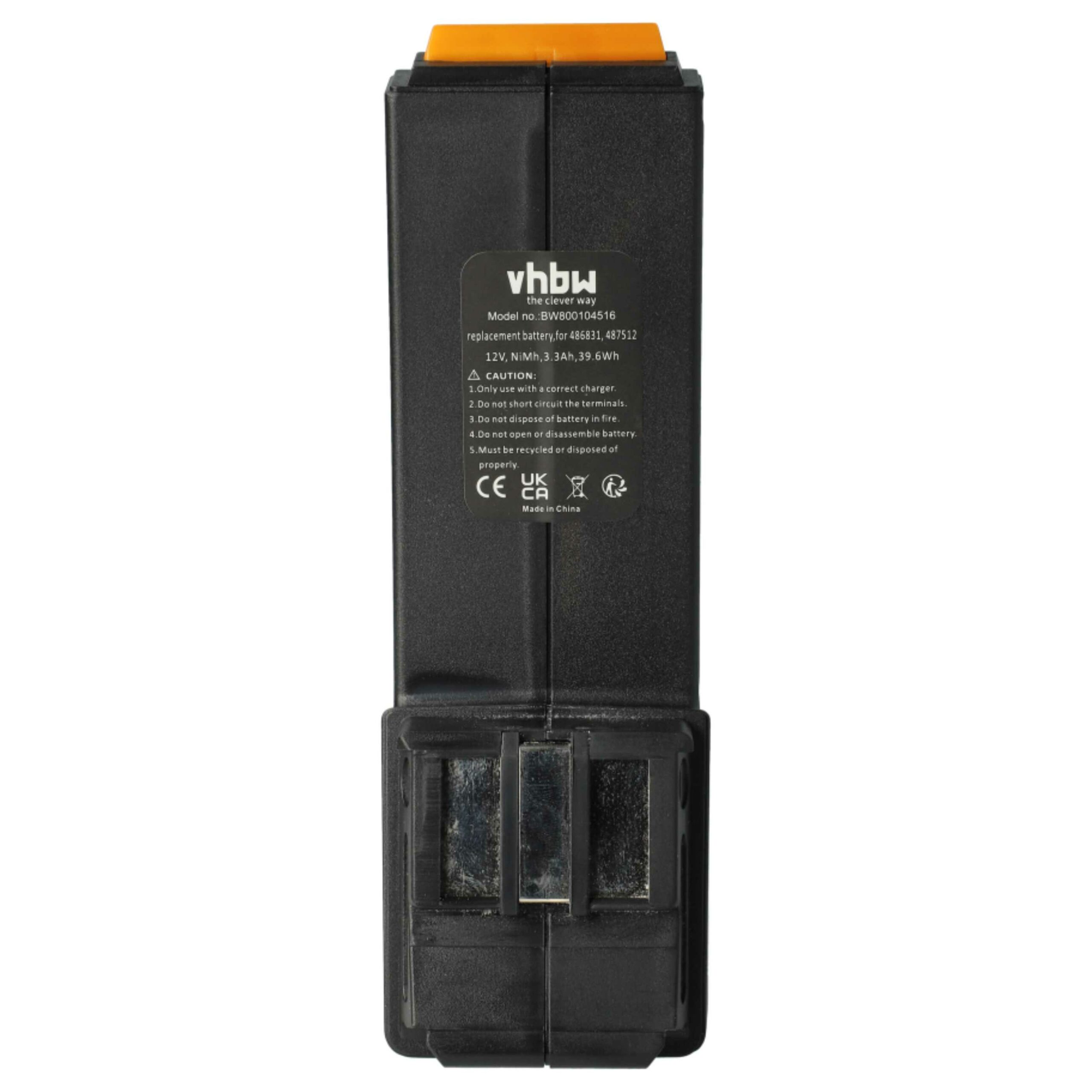 3x Bateria vhbw para Ferramenta Elétrica Festool 487512, 488844 - 3300 mAh, 12 V, NiMH - Image 3