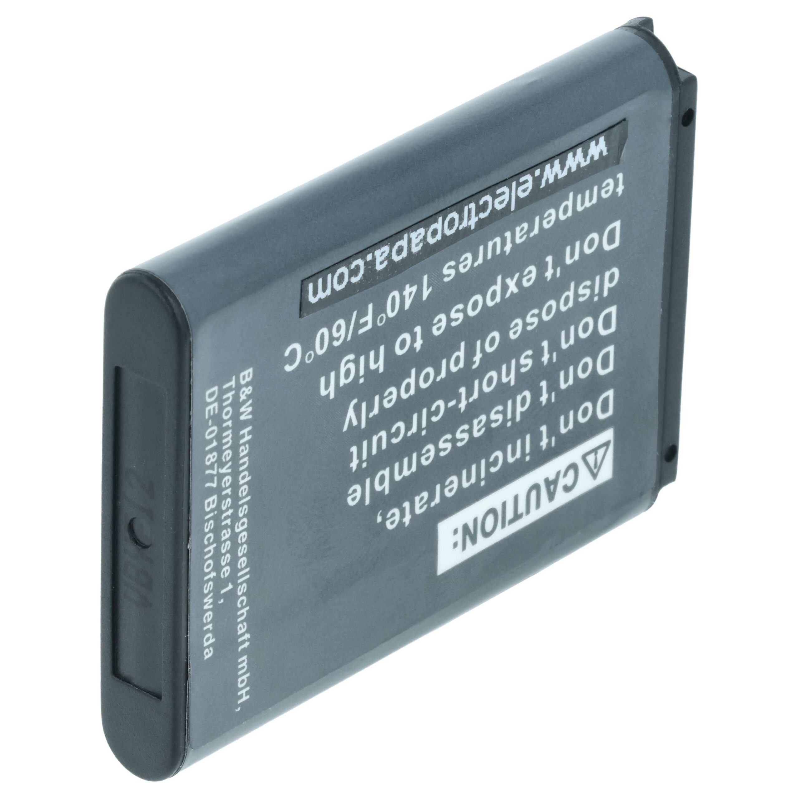 3x Bateria vhbw para Samsung SLB-1137d - 750mAh, 3.6V - Image 2