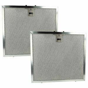 2x Filtro de Gordura Metálico vhbw para Exaustor Miele - Aço Inoxidável, 28.4 x 31.5 cm