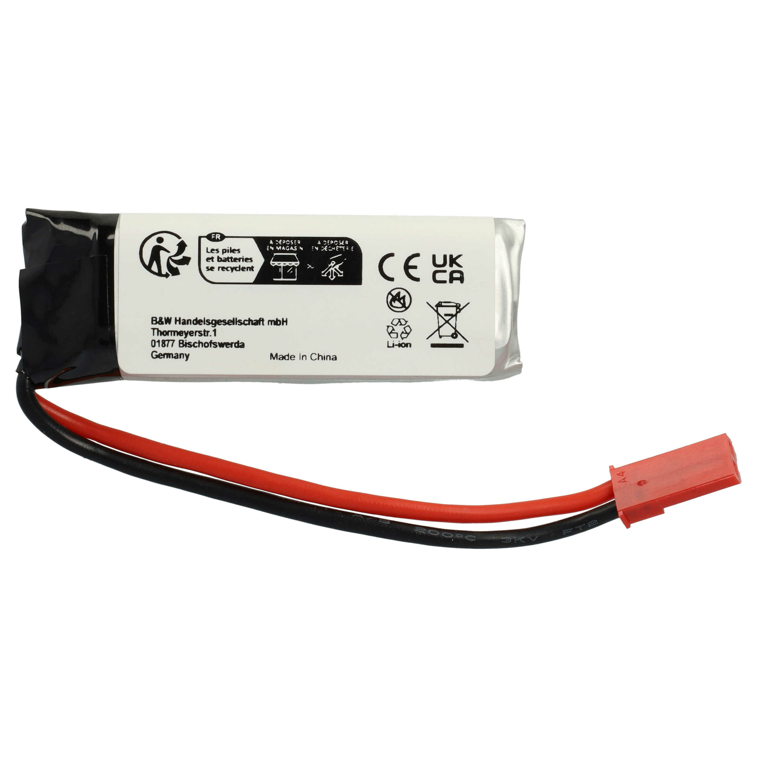 Bateria vhbw para drone Lishi Toys L6052 / L6052W - 500 mAh 3.7 V Li-Ion - Image 2