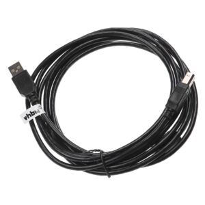 Cabo Adaptador USB A para USB B vhbw para Impressora, Scanner e Amplificadores Boss - 3m