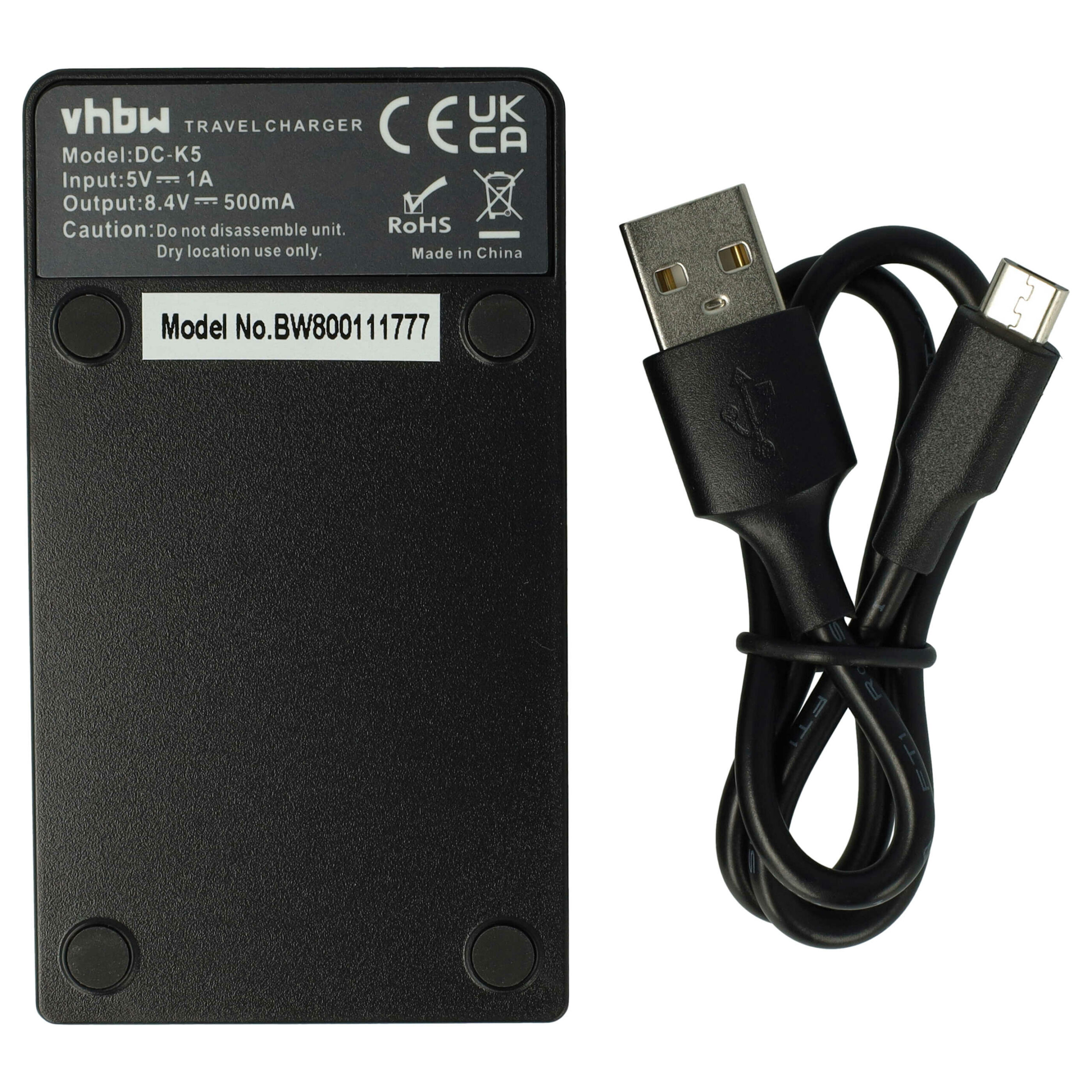 Carregador USB-C vhbw + Cabo para Baterias Canon LC-E17, Saramonic (0.5 A) - Image 2