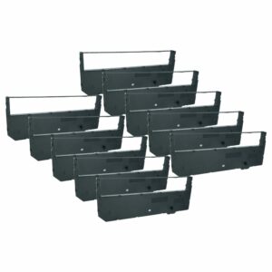 Pack de 10 Fitas de Tinta vhbw para Tally Genicom MT600, MT645, T6045 - Preto
