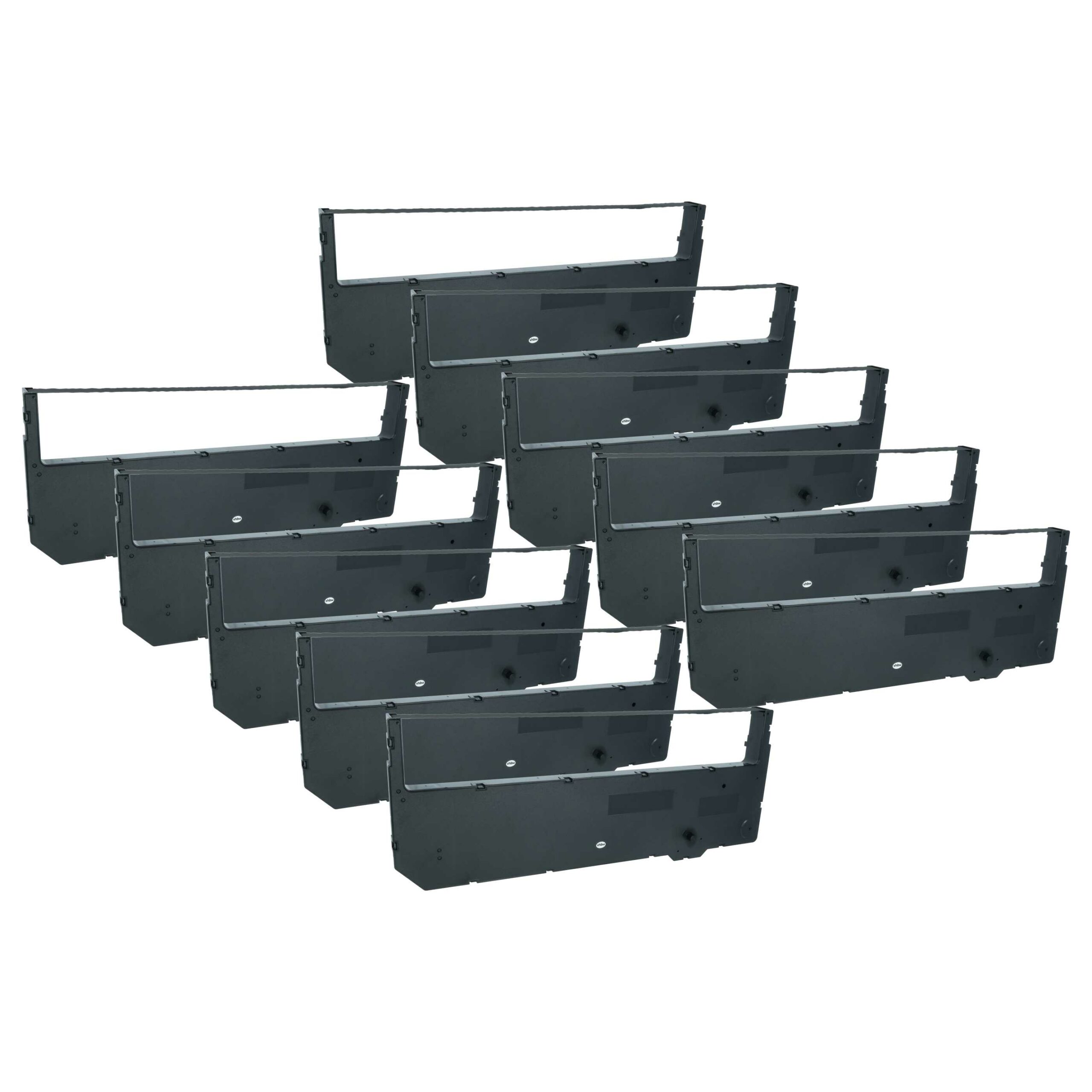Pack de 10 Fitas de Tinta vhbw para Tally Genicom MT600, MT645, T6045 - Preto