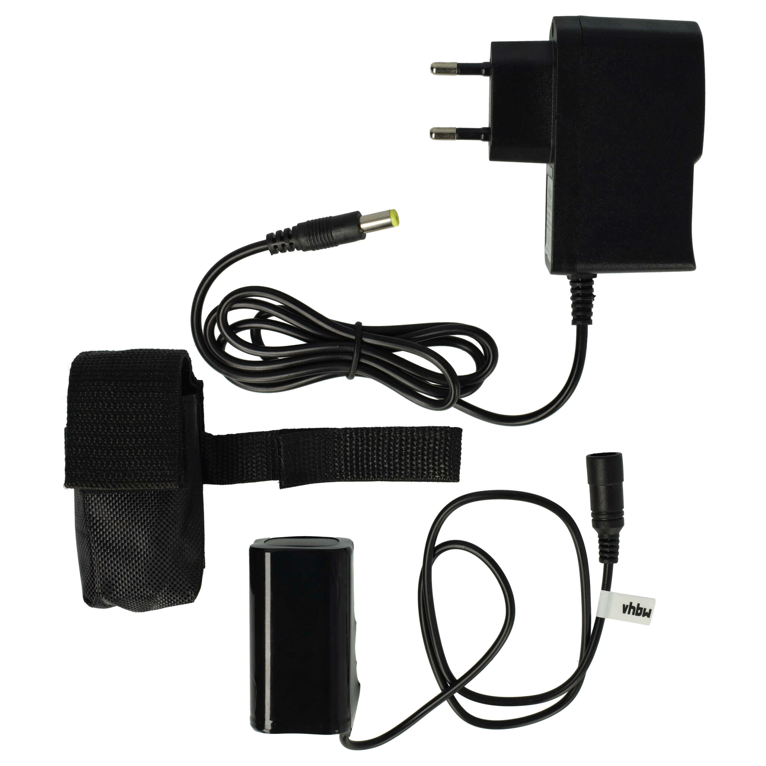 Bateria vhbw para Luz de Bicicleta Lupine, Supernova - 6000 mAh 7.4 V Li-Ion com Carregador