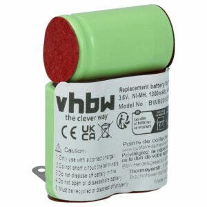 Bateria vhbw para Máquina de Barbear Wella 1300 mAh 1.2 V NiMH