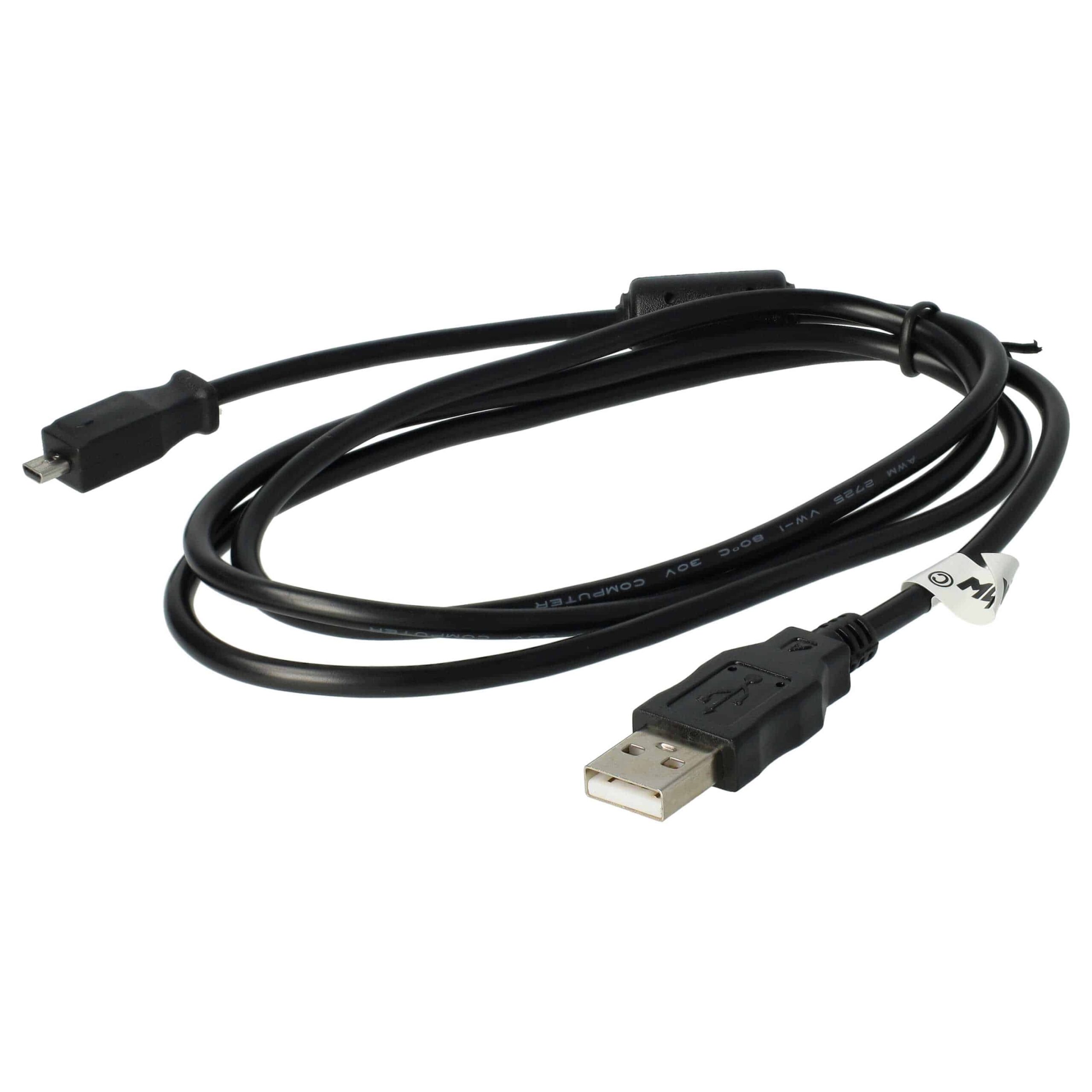 Cabo de Dados USB vhbw para Câmara Kodak U-8 - 13.5 cm