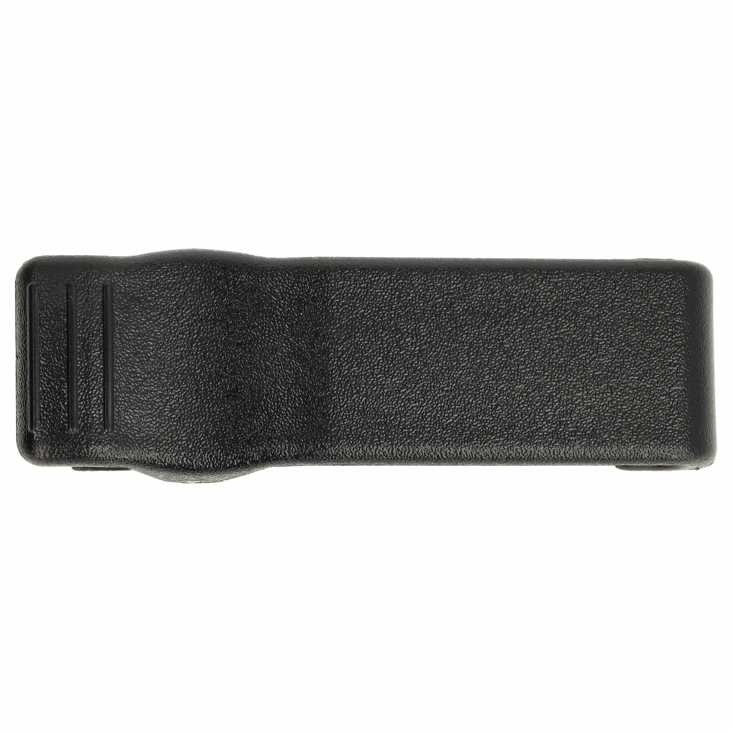 Mola de cinto vhbw para rádio Motorola HLN9724A - Plástico, Preto - Image 4