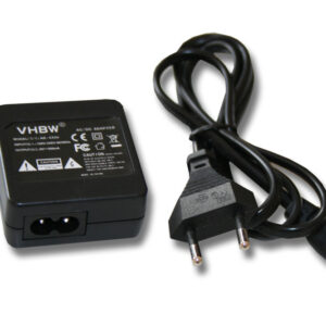 Carregador / Transformador vhbw para Câmara Casio AD-C53 / AD-C53U 5V 0.65A