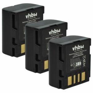 Bateria vhbw para câmara JVC BN-VF714, BN-VF707 (3x 600 mAh 7.2 V Li-Ion)