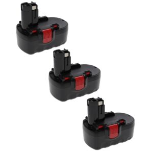 3x Baterias Extensilo NiMH 3300 mAh 18 V para Berbequim Bosch 1644, 3453, GSR 18 V