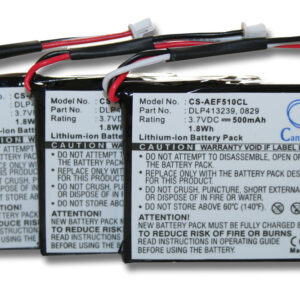 3x Bateria vhbw para telefone fixo AEG DLP413239, 0829 - 500 mAh 3.7 V Li-Ion