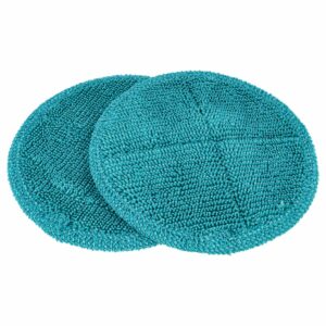 2x Mota de Esfregona vhbw para Clean Maxx 08934 - Poliéster / Poliamida, Turquesa