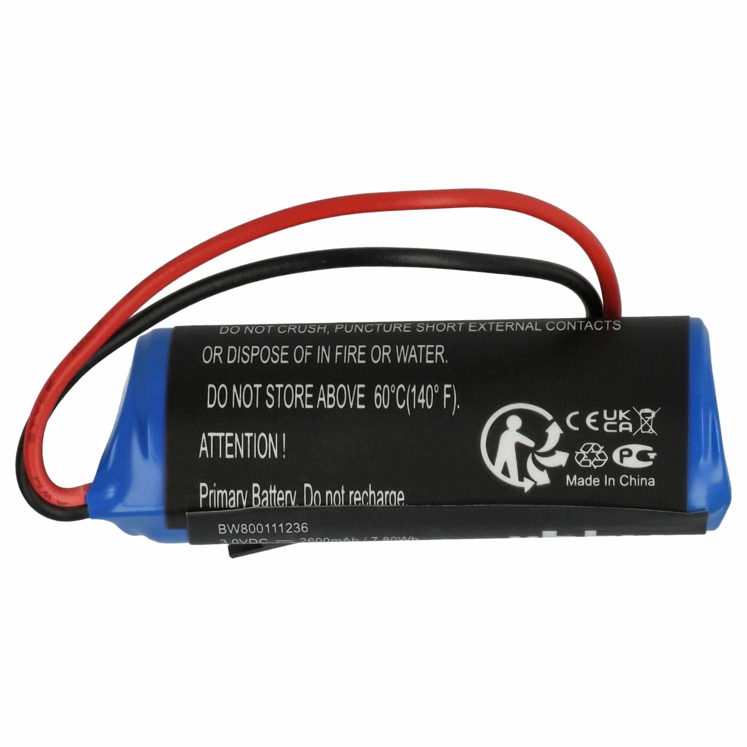 Bateria vhbw para Controlador CNC (2600 mAh, 3 V, Li-Ion) - Image 4