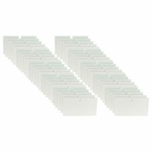 50x Filtro de Ar vhbw para Lunos Vent / ALD 36,5 - Branco