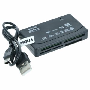 Leitor de Cartões SD All-In-One vhbw para cartões micro SD e mais - Com cabo USB