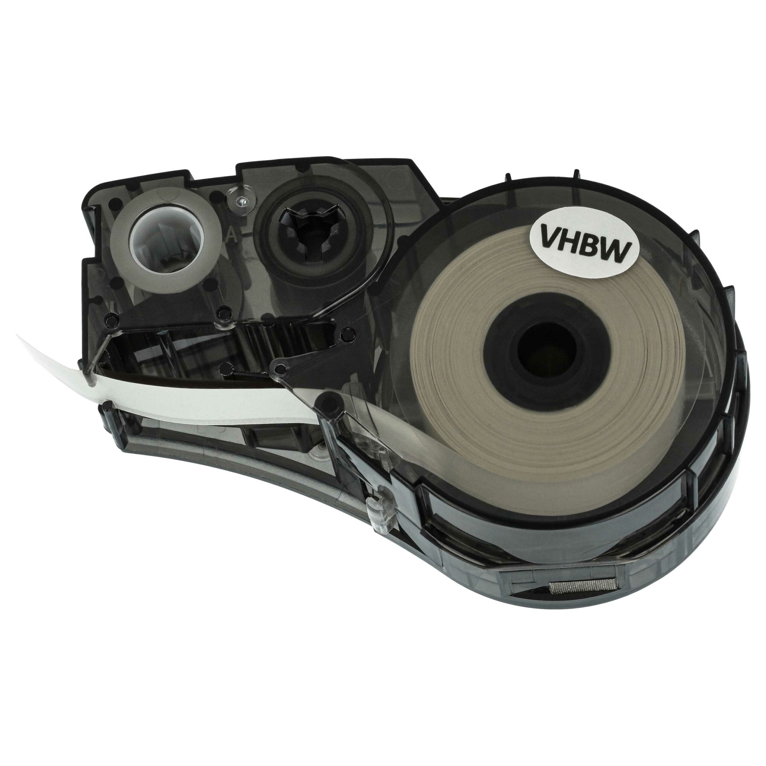 Fita de Etiquetas vhbw substitui Brady M21-500-423 - 12.7 mm, Preto sobre Branco, Poliéster - Image 4