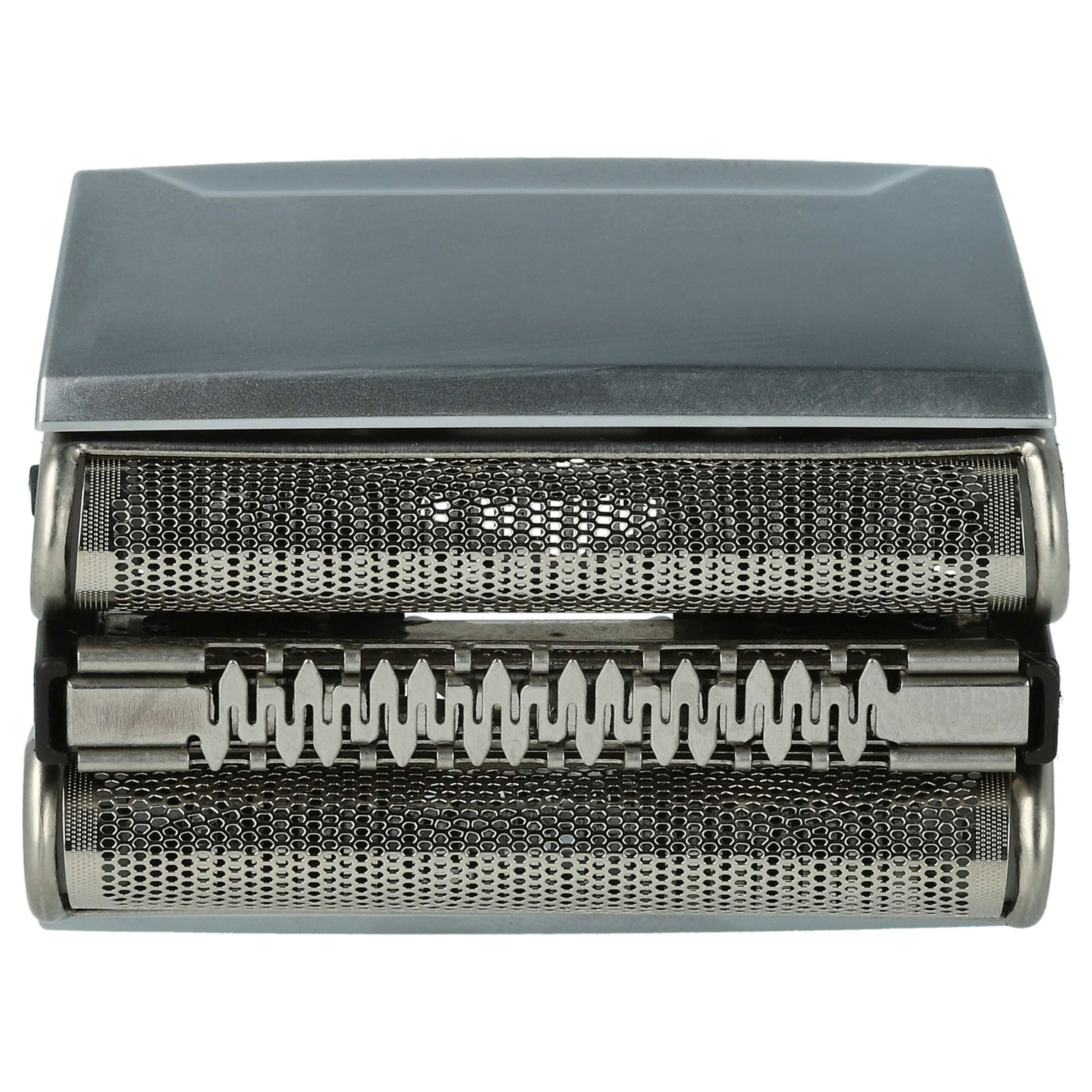 2x Cabeças de Corte vhbw para Máquina de Barbear Braun 52S, 52B - Prateado - Image 2
