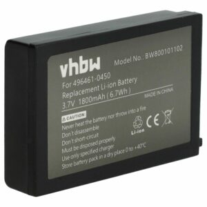 Bateria vhbw para Nippon / Denso Barcode Scanner POS 1800 mAh 3.7 V (BT-20L)