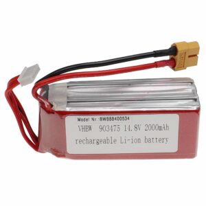 Bateria vhbw para Modelismo 2000 mAh 14.8 V Li-polymer com Conector XT60