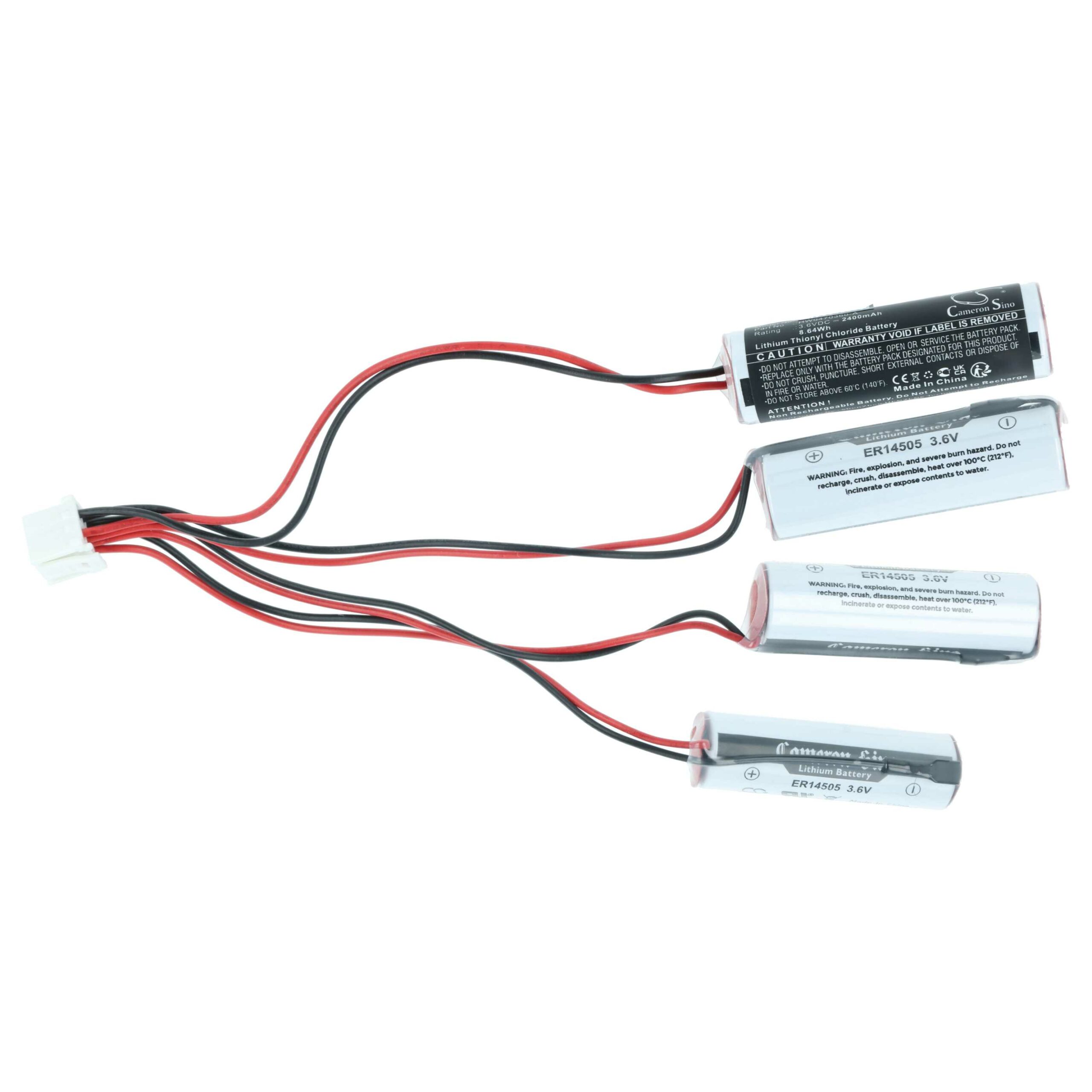 Bateria vhbw para Robot Industrial Yaskawa HW0470360-A 2400 mAh 3.6 V Li-SOCl2 - Image 4