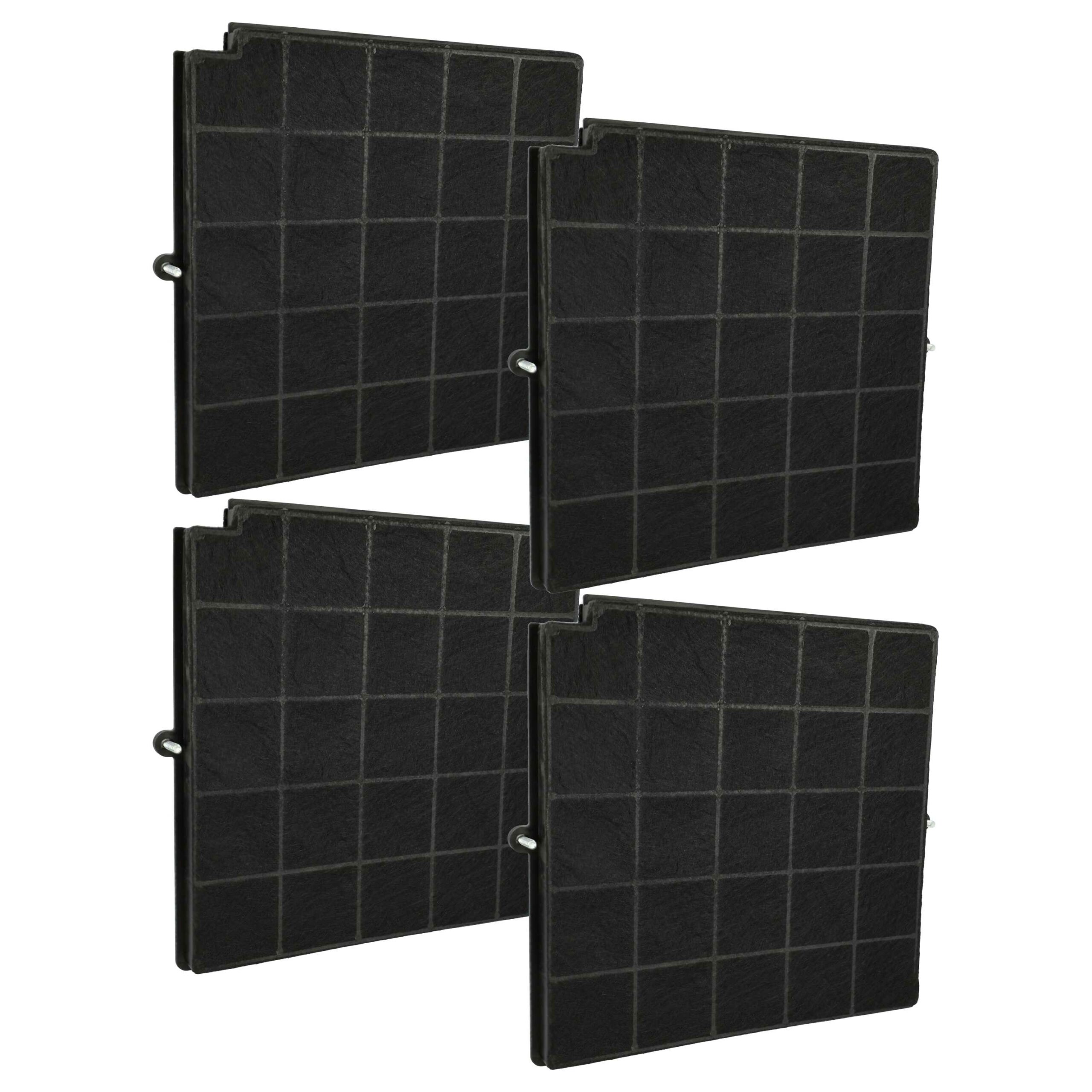 4x Filtro de Carvão Ativado vhbw para Exaustor Airforce 5Z9101X1, AFCFCAF97CS