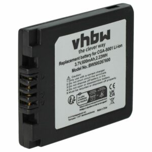 Bateria vhbw para Leica BP-DC2 - 500mAh, 3.6V, Li-Ion