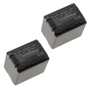 Pack de 2 Baterias vhbw para Panasonic VW-VBK180, VW-VBT380 - 4040 mAh 3.6 V