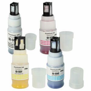 Kit de Tinta de Recarga vhbw Multicor para Canon MAXIFY GX 1050, GX 2050 - Pigmentada