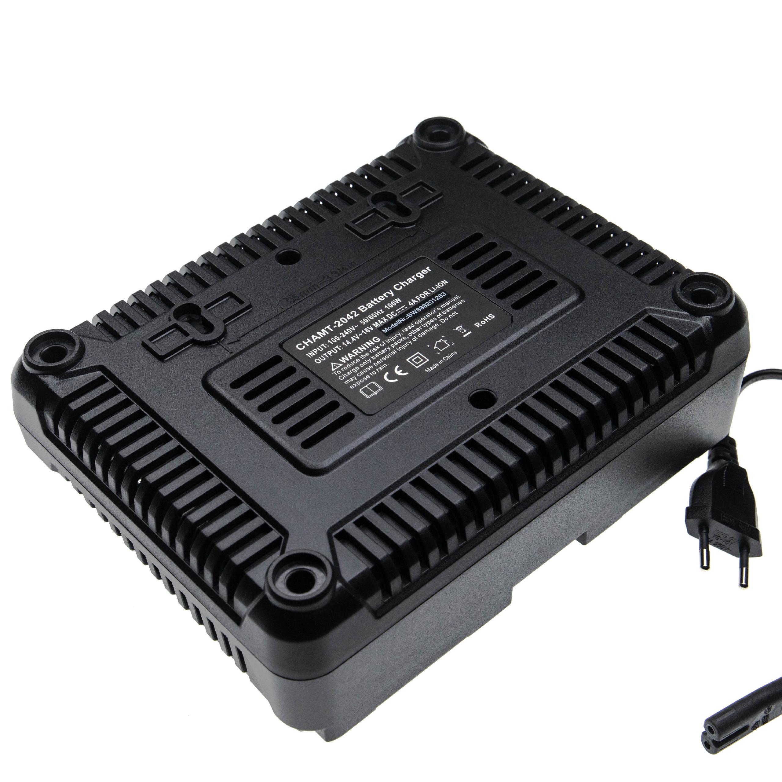 Carregador Duplo vhbw para Baterias de Ferramentas Makita DC18RD - 14.4V / 18V, 4.0A - Image 2