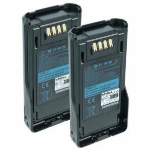 2x Baterias vhbw 2000 mAh 7.4 V para Rádios Kenwood NX-5000, NX-5200, TK-5230