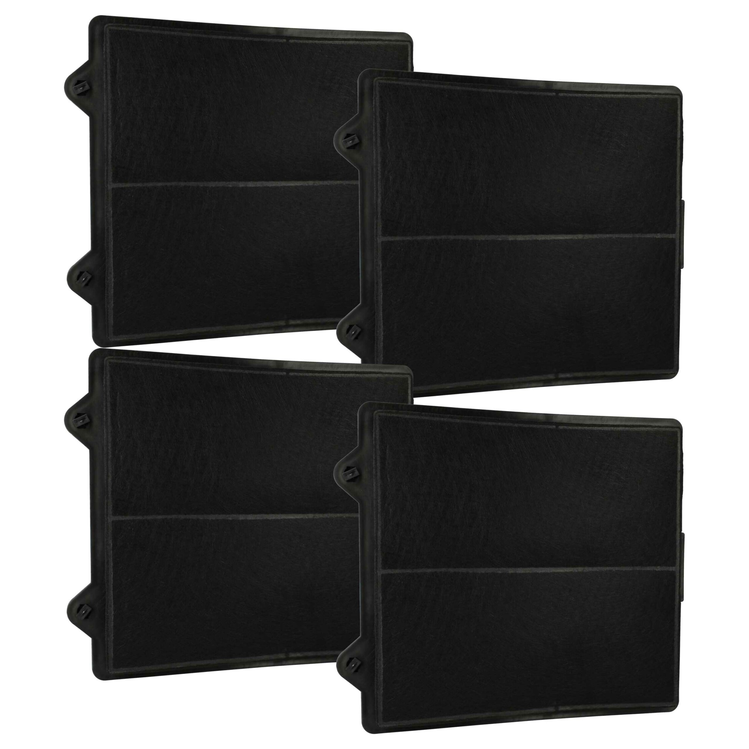 Conjunto de 4 Filtros de Carvão Ativado vhbw para Exaustor AEG, Zanussi e Electrolux