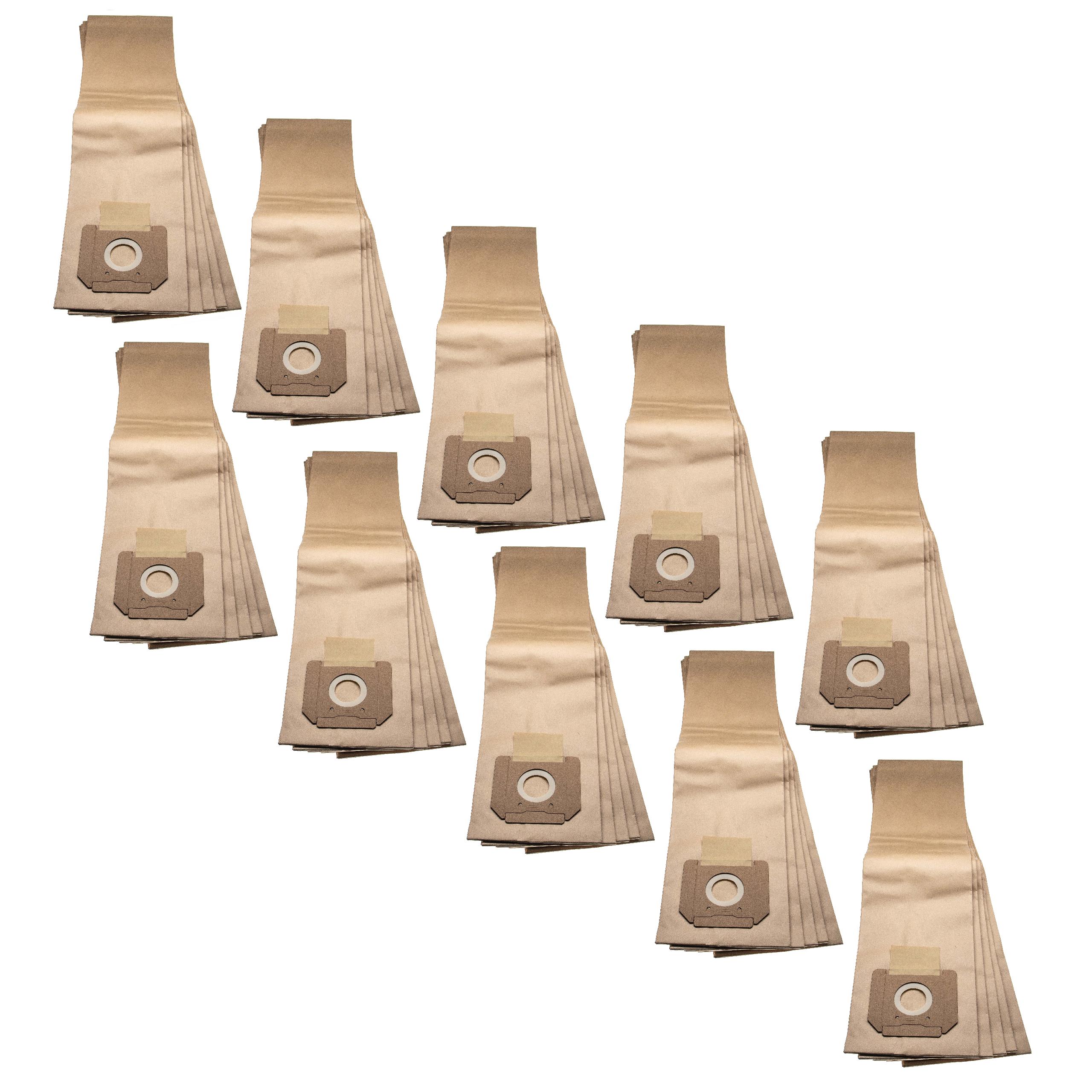 50x Sacos para Aspirador vhbw para Bosch 2607432036 - Papel