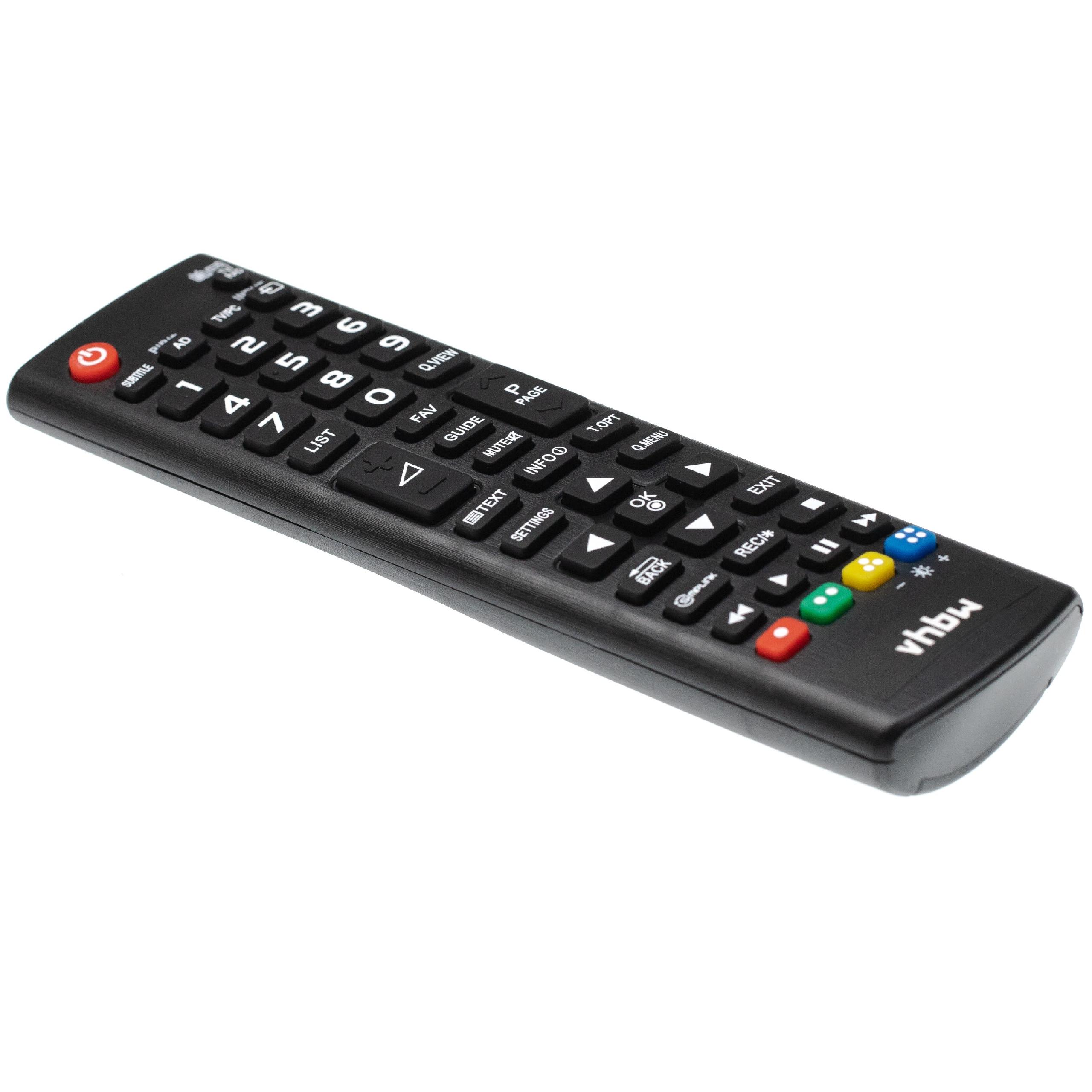 Comando à distância vhbw substitui LG AKB73715686 para TV LG 22MN43D, 22MT40D, 24MN43D