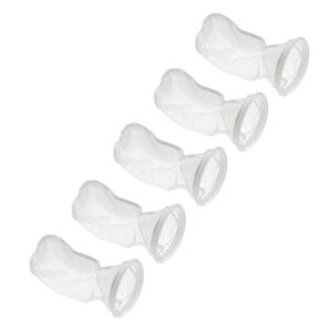 5x Meias Filtrantes vhbw para Aquários, Piscinas e Skimmers - 18 x 21.5 cm, 150 µm