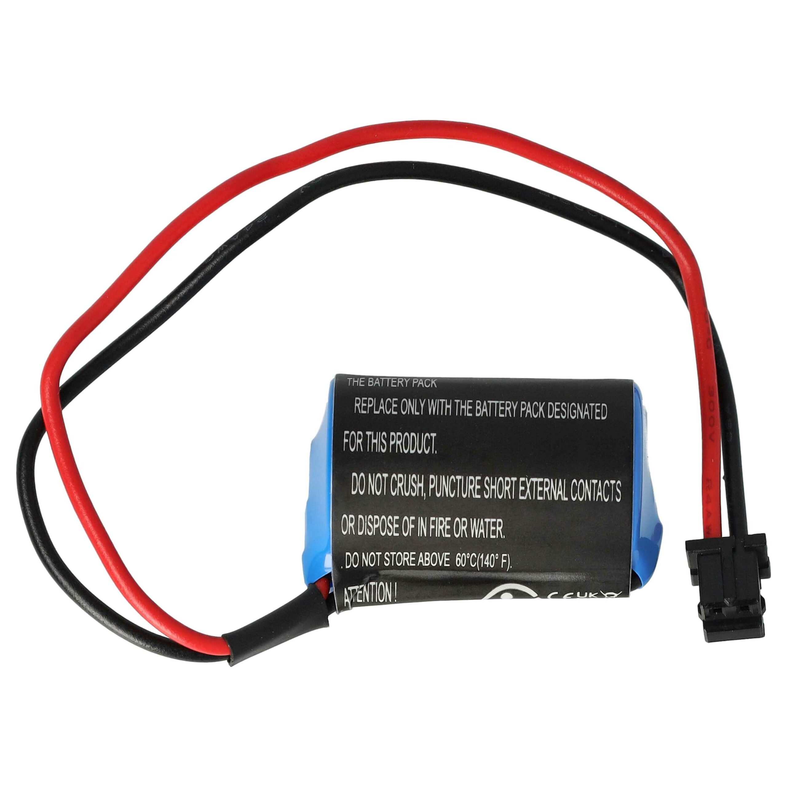 Bateria de Servo Driver vhbw 10x 1000 mAh 3.6 V Li-MnO2 para Omron R88A-BAT02W, JZSP-BA01 - Image 4